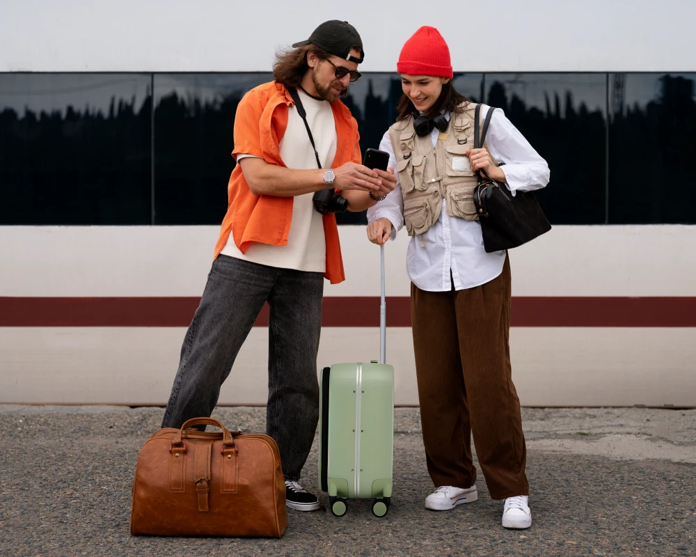 lightweight luggage with wheels